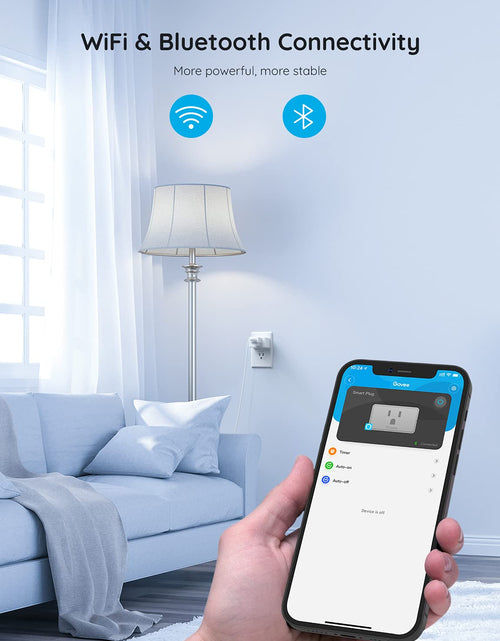 Load image into Gallery viewer, Smart Plug 15A, Wifi Bluetooth Outlets 4 Pack Work with Alexa and Google Assistant, Wifi Plugs with Multiple Timers,  Home APP Group Control Remotely, No Hub Required, ETL&amp;FCC Certified
