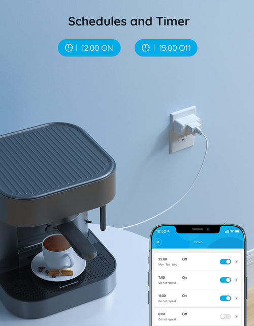 Load image into Gallery viewer, Smart Plug 15A, Wifi Bluetooth Outlets 4 Pack Work with Alexa and Google Assistant, Wifi Plugs with Multiple Timers,  Home APP Group Control Remotely, No Hub Required, ETL&amp;FCC Certified
