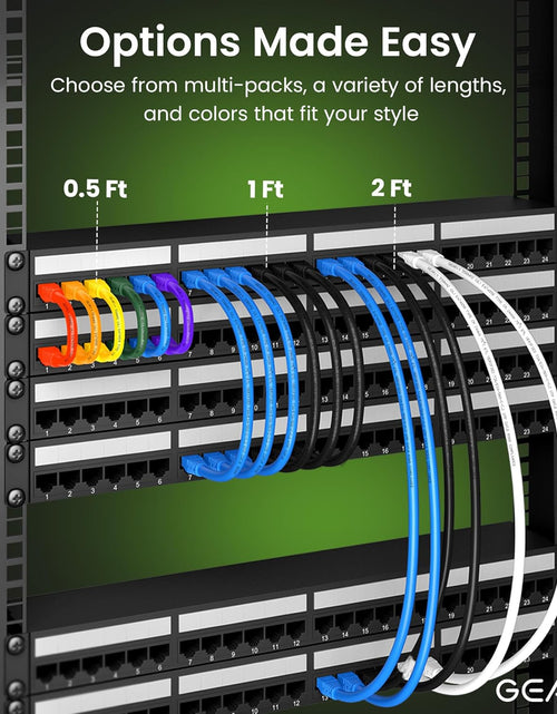 Load image into Gallery viewer, Cat 6 Ethernet Cable 7 Ft (24-Pack) - Cat6 Patch Cable, Cat 6 Patch Cable, Cat6 Cable, Cat 6 Cable, Cat6 Ethernet Cable, Network Cable, Internet Cable - White 7 Feet
