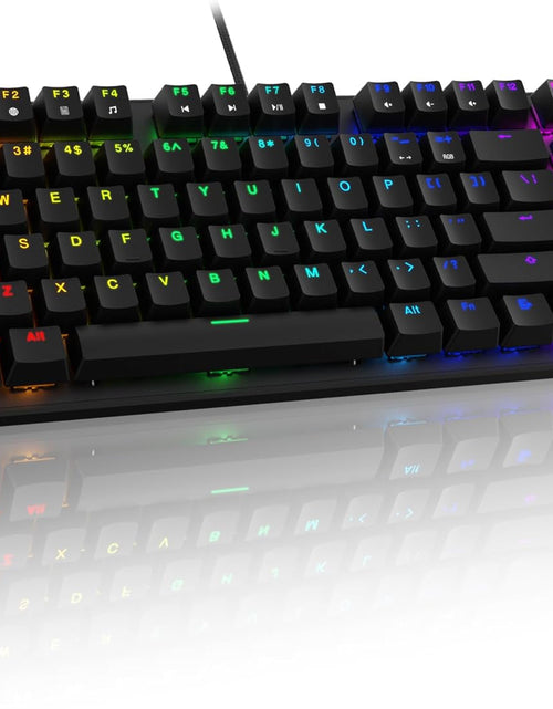 Load image into Gallery viewer, Phantom 87 Key Mechanical Keyboard, RGB Led, Outemu RED Switch
