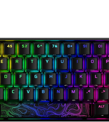 Alloy Origins 60 - Mechanical Gaming Keyboard, Ultra Compact 60% Form Factor, Double Shot PBT Keycaps, RGB LED Backlit, NGENUITY Software Compatible - Linear  Red Switch