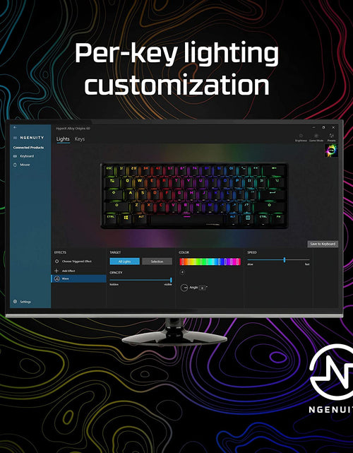 Load image into Gallery viewer, Alloy Origins 60 - Mechanical Gaming Keyboard, Ultra Compact 60% Form Factor, Double Shot PBT Keycaps, RGB LED Backlit, NGENUITY Software Compatible - Linear  Red Switch
