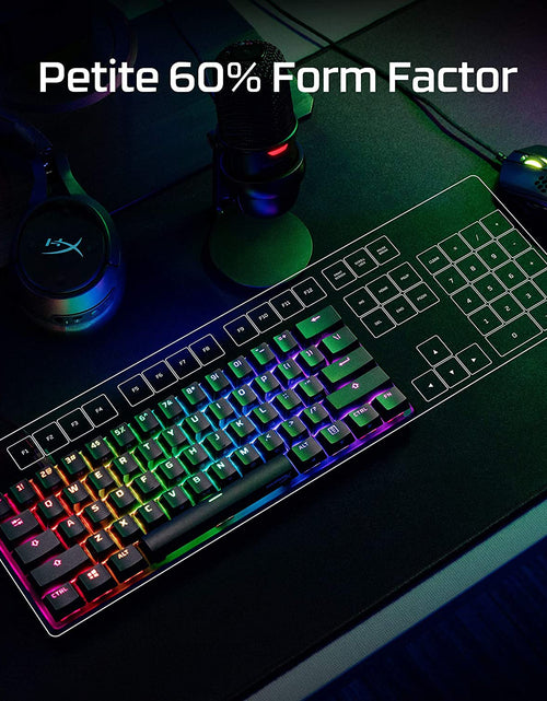 Load image into Gallery viewer, Alloy Origins 60 - Mechanical Gaming Keyboard, Ultra Compact 60% Form Factor, Double Shot PBT Keycaps, RGB LED Backlit, NGENUITY Software Compatible - Linear  Red Switch
