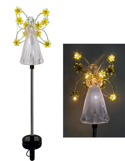 Load image into Gallery viewer, Customizable Sunlight Outdoor Garden Angel Lamp
